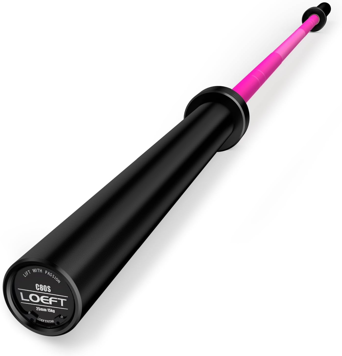 6ft Olympic Barbell -Pink