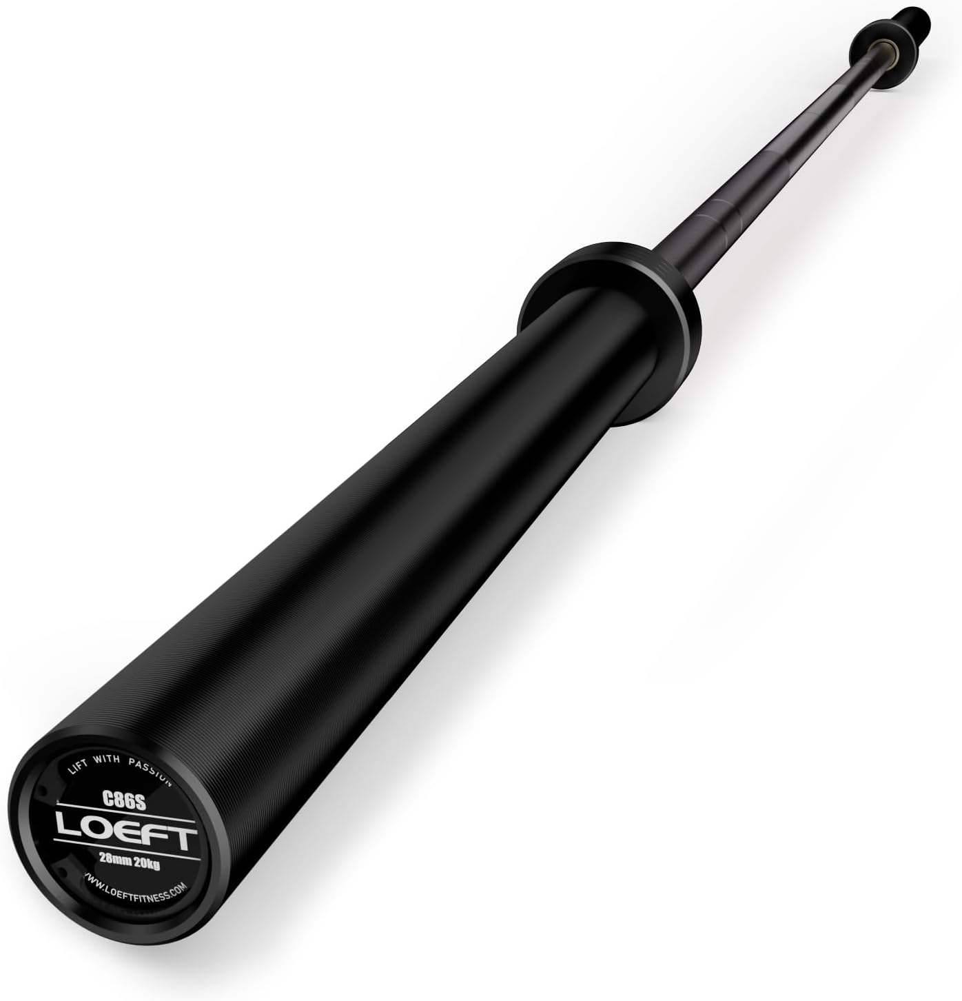 7ft Olympic Barbell, 45 lb Barbell for Powerlifting and Weightlifting, 2000 lbs Weight Capacity 215K PSI Weight Bar Fit 2" Weights for Squat, Bench Press, Deadlift