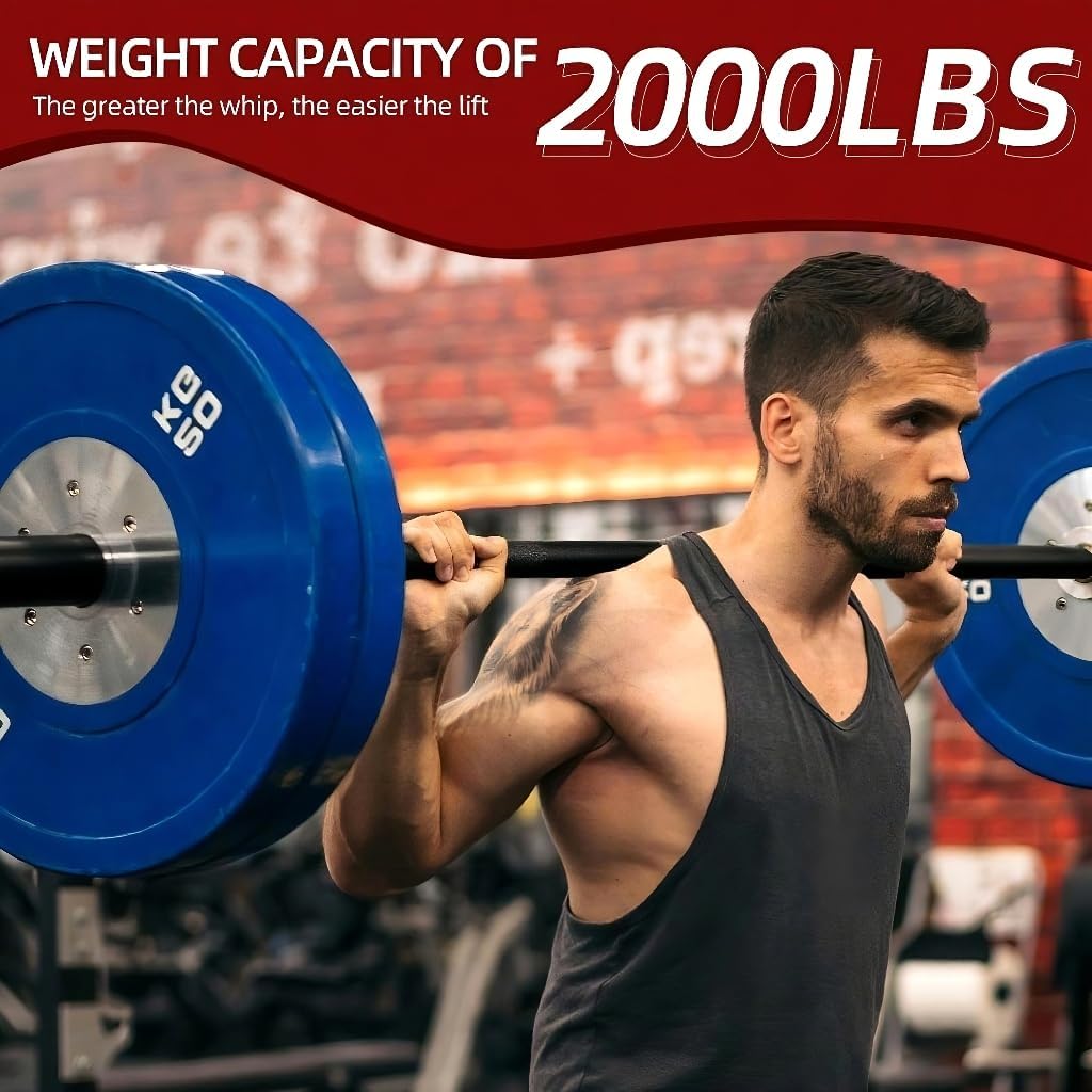 29MM Powerlifting Barbell-Full Black
